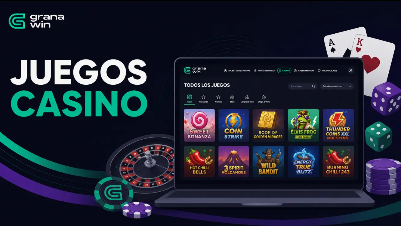 Granawin Casino con miles de juegos disponibles