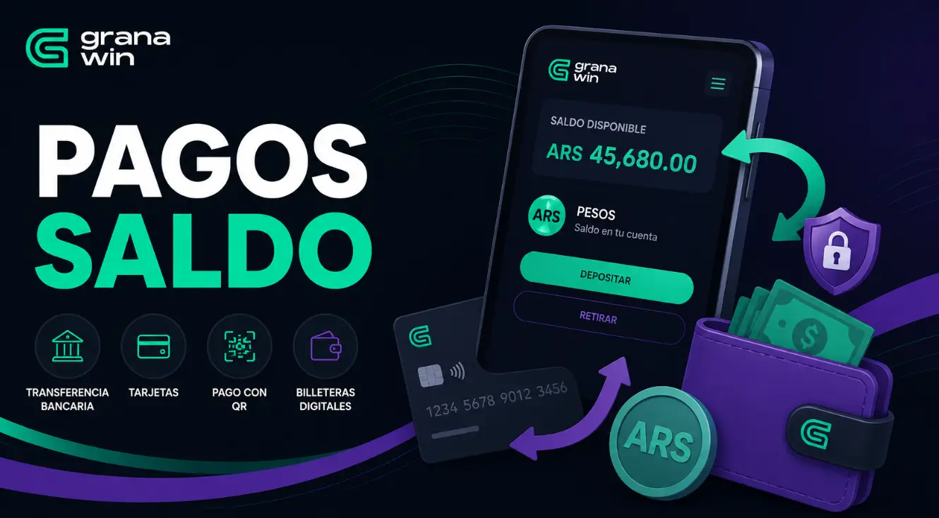 Pagos en pesos y gestión del saldo en Casino Granawin